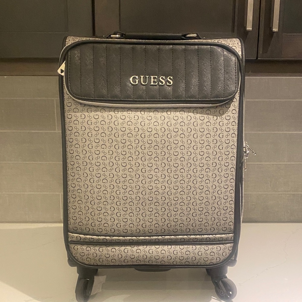 GUESS Monogram Small Suitcase